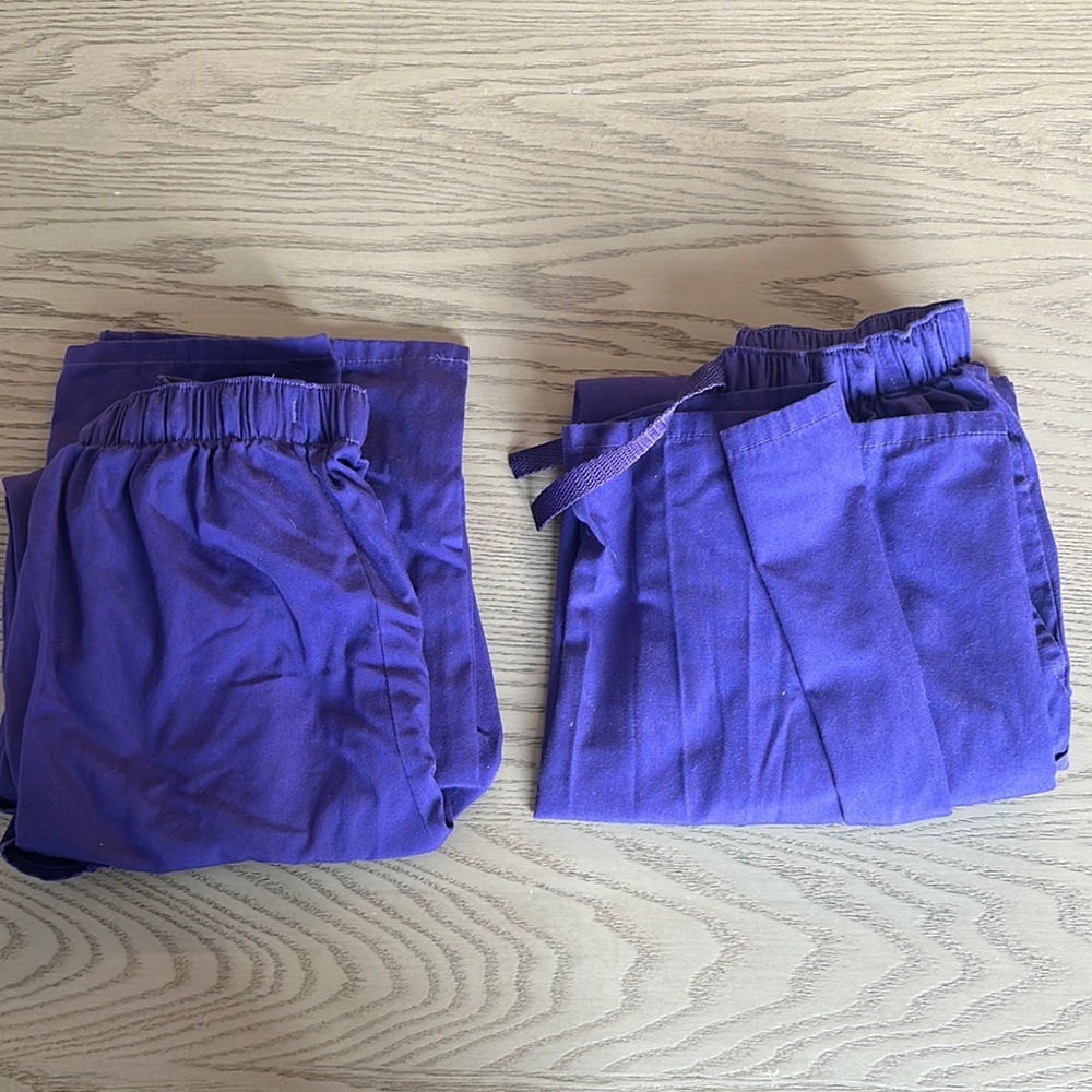 Purple Scrub Pants - Picture 2 of 2